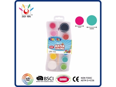 12 Watercolor In Paper Sleeve