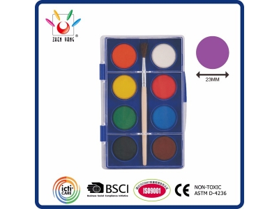 8 Watercolor In Window Box