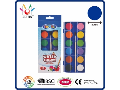 12 Watercolor In Window Box