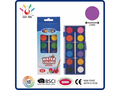 12 Watercolor In Window  Box