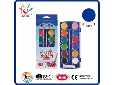 12 Watercolor In Window Box