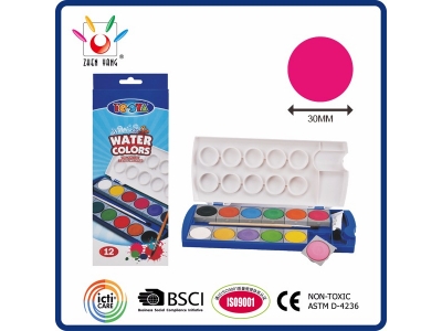 12 Watercolor In Window Box