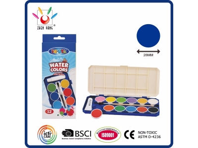 12 Watercolor In Window Box