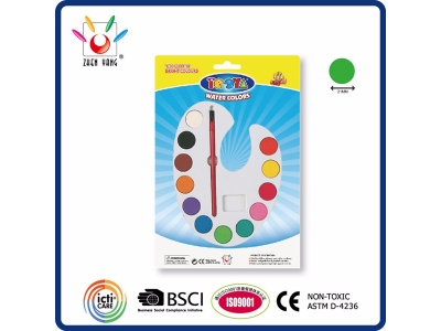 12 Watercolor Set  In Blister Card