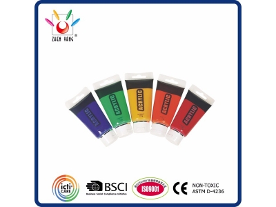 12 Acrylic Color In Paper Box